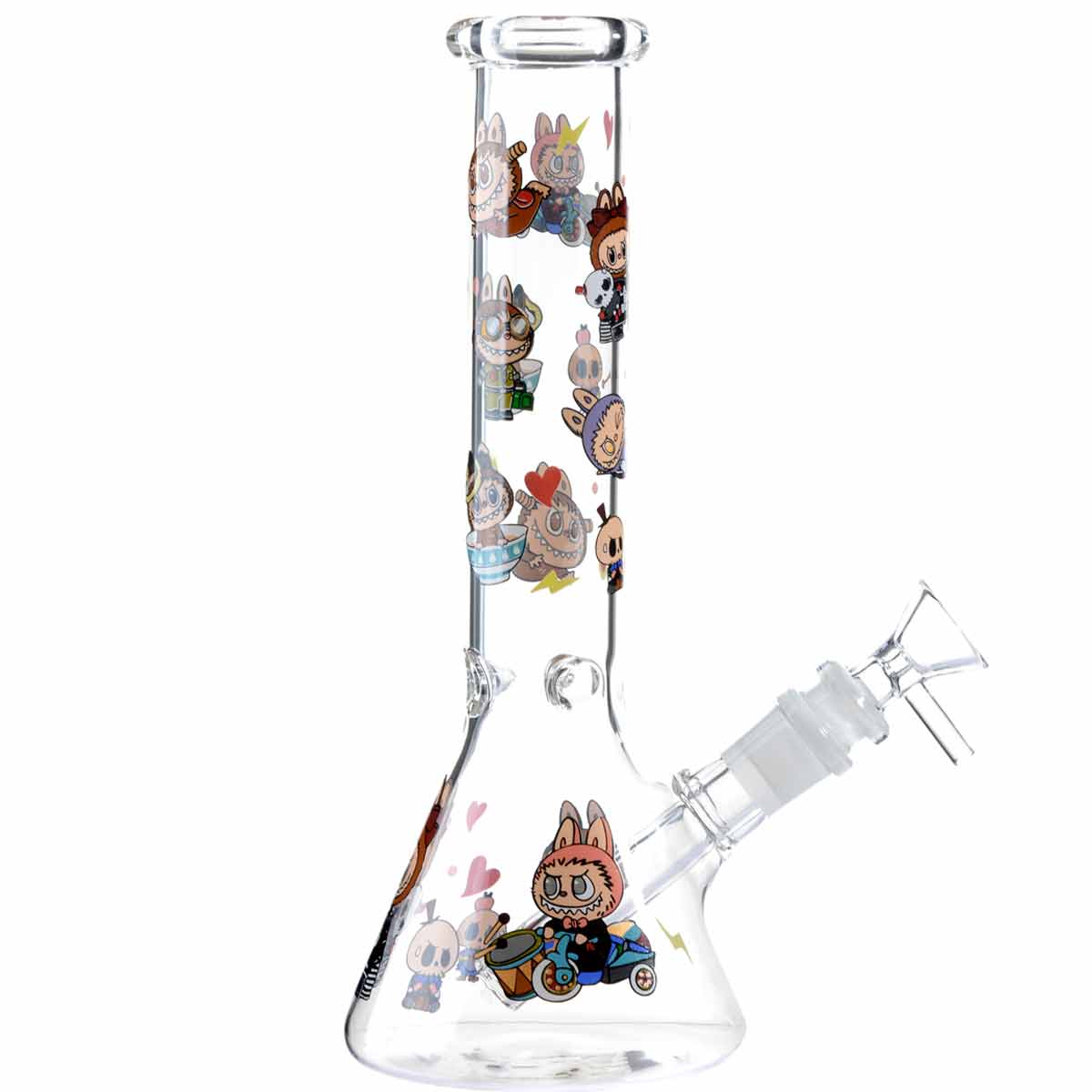 10" Beaker w/ Character Design & Accessory Pack - Assorted Colors [WP-G-293]