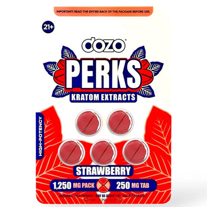 NEW DOZO Mitragynine Extract - 5Ct 250mg Tabs - 3 Flavors [K-DP-5C-250]
