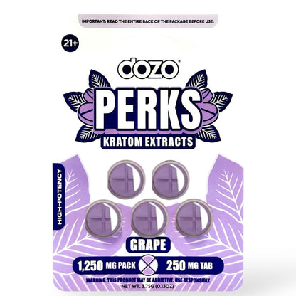 NEW DOZO Mitragynine Extract - 5Ct 250mg Tabs - 3 Flavors [K-DP-5C-250]