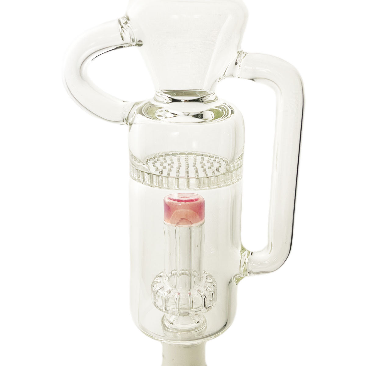 15" 14mm Glass Nectar Collector w/ Dual Perc's & Accessories - Aficionado Line #6 [NC-G-63B]