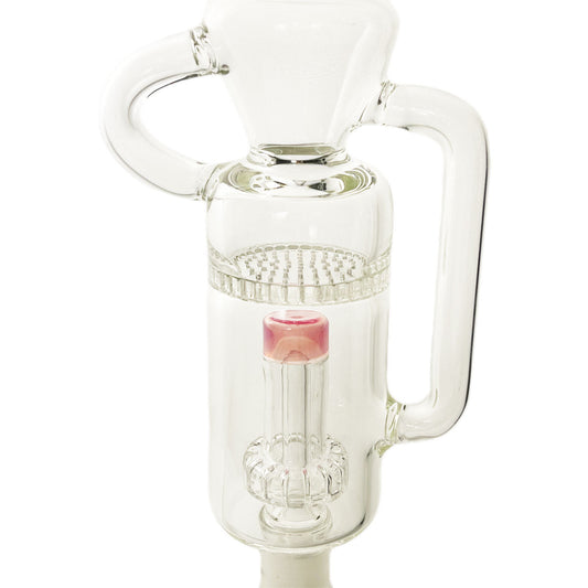 15" 14mm Glass Nectar Collector w/ Dual Perc's & Accessories - Aficionado Line #6 [NC-G-63B]