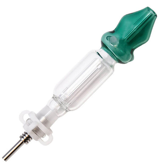8" 14mm Glass Nectar Collector Set- Gift Box - Assorted Colors [NC-G-72]