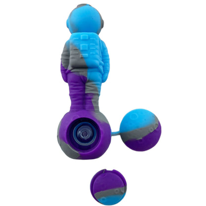 5" 10mm 4-Way Astronaut Nectar Collector, Hand Pipe, Water Pipe & Dab Rig - Assorted Colors [NC-S-86 & NC-S-86+]