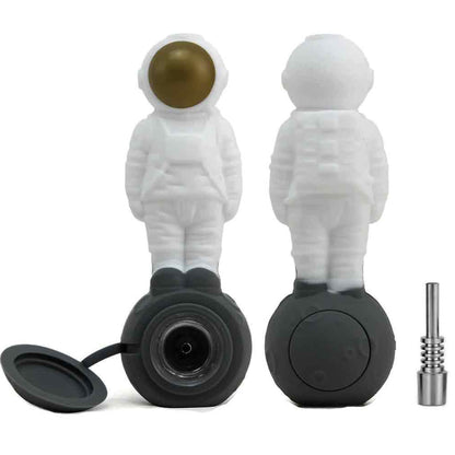 5" 10mm 4-Way Astronaut Nectar Collector, Hand Pipe, Water Pipe & Dab Rig - Assorted Colors [NC-S-86 & NC-S-86+]