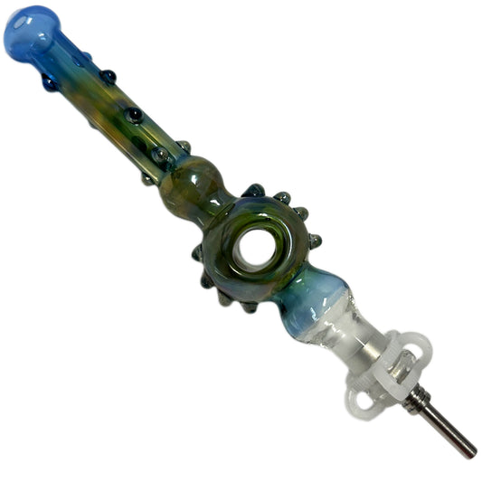 6.75" Glass Nectar Collector Set- Assorted Colors [NC-G-102]