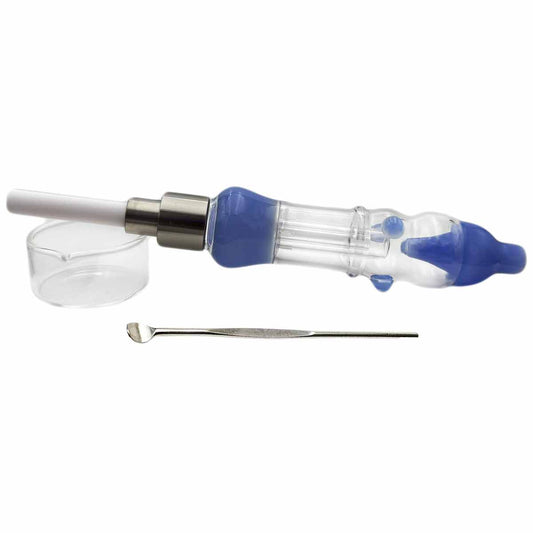 6.75" 510 Threaded Ceramic Tip Nectar Collector Set in Gift Box - Assorted Colors [NC-G-105]