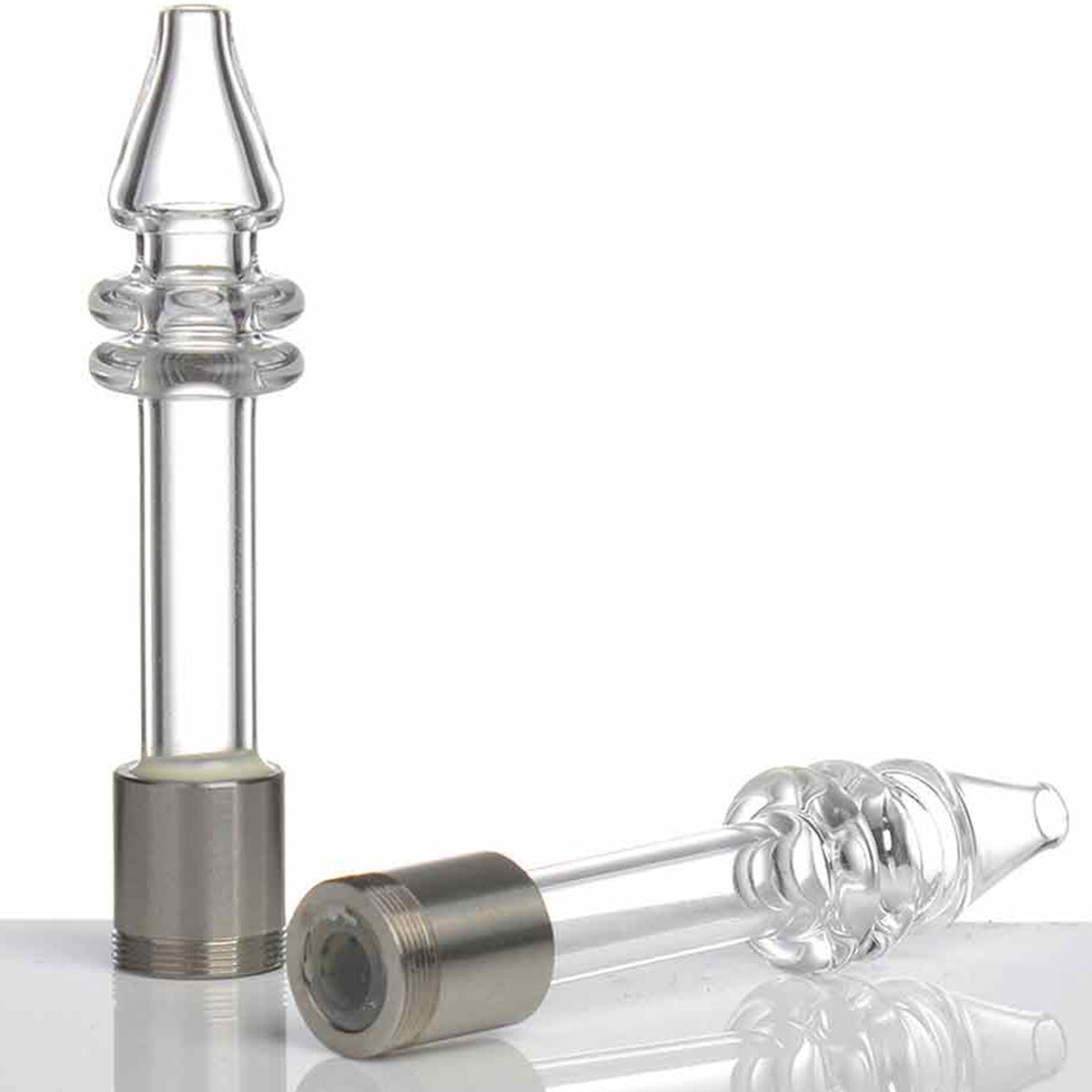 Quartz, G2 Titanium or Ceramic 510 Threaded Tips - Now 5 Styles! [NC-TIP-510]