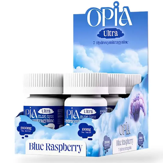 NEW *2,000mg Bottle* Opia Ultra 100mg 7-OH Tabs - 20 Ct - 4 Flavors [K-OPIA-100B]
