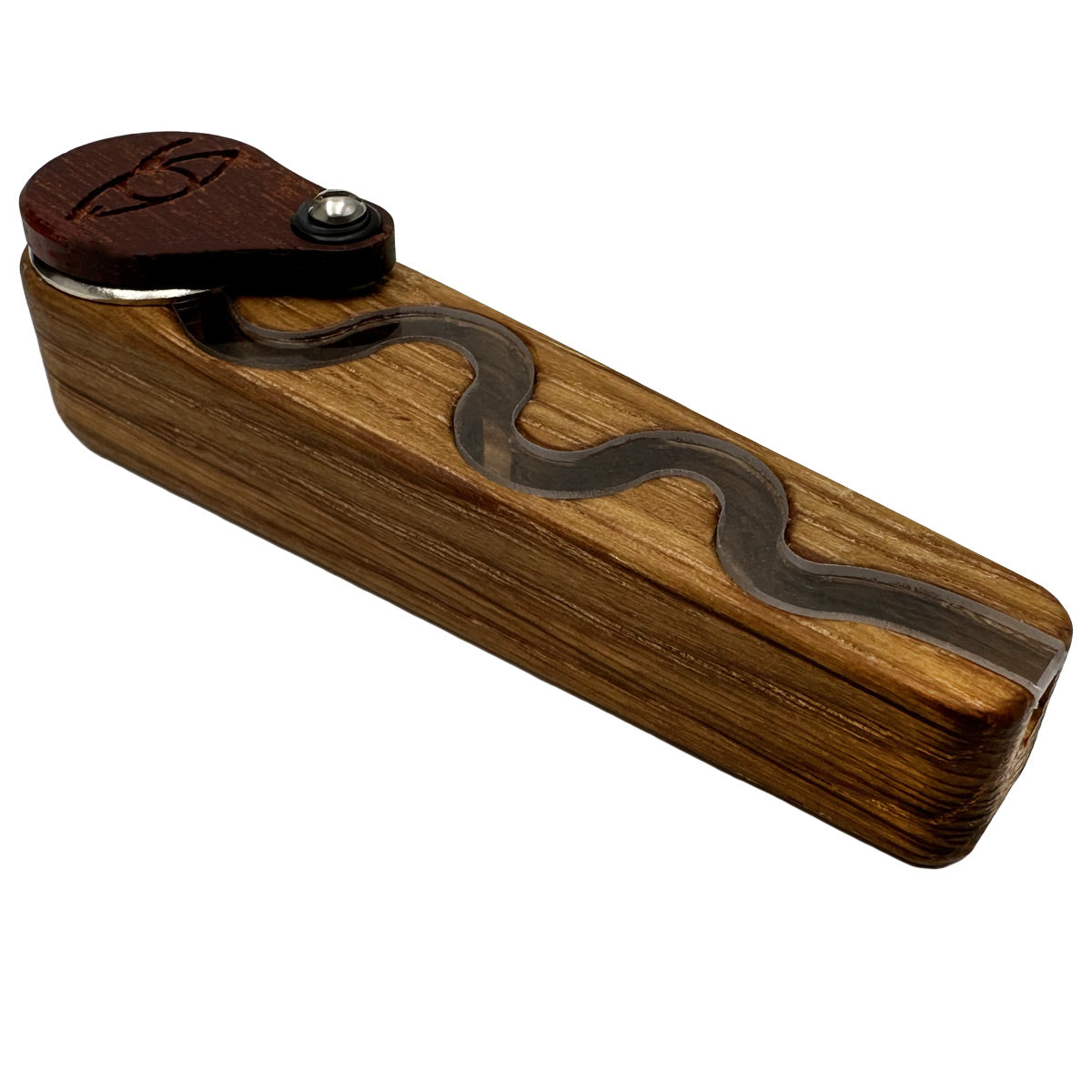 Monkey Pipe - Oregon Trail w/ Polycarbonate Insert - Light or Dark Finish [HP-W-MP-OT]