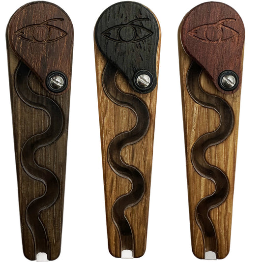 Monkey Pipe - Oregon Trail w/ Polycarbonate Insert - Light or Dark Finish [HP-W-MP-OT]