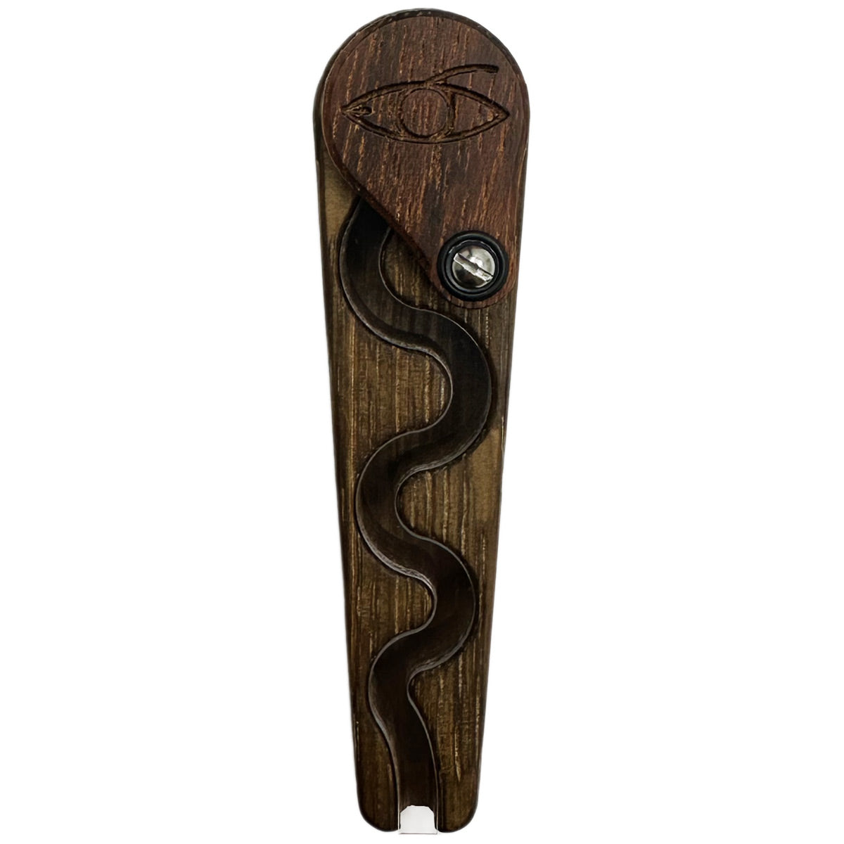 Monkey Pipe - Oregon Trail w/ Polycarbonate Insert - Light or Dark Finish [HP-W-MP-OT]