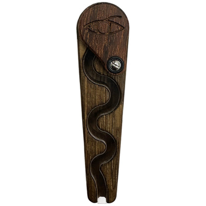 Monkey Pipe - Oregon Trail w/ Polycarbonate Insert - Light or Dark Finish [HP-W-MP-OT]