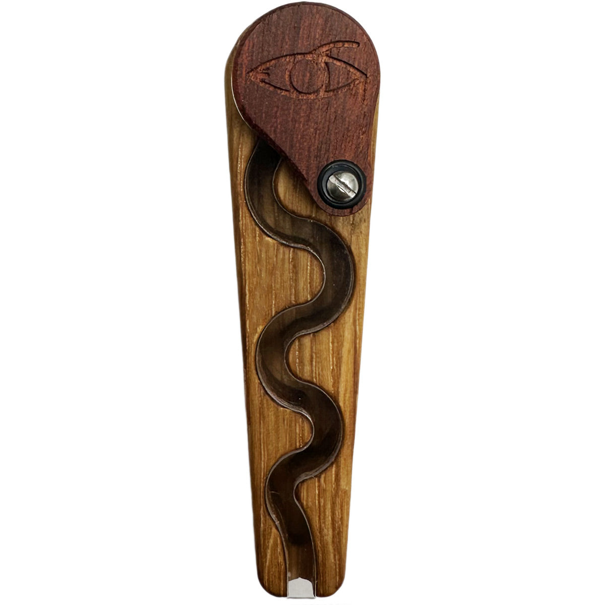 Monkey Pipe - Oregon Trail w/ Polycarbonate Insert - Light or Dark Finish [HP-W-MP-OT]