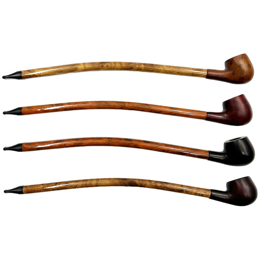 14" Wooden Churchwarden - Assorted Styles [HP-W-B-28D]