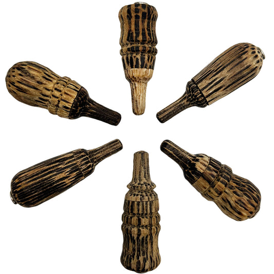 2.75" Wooden Amazonian Palm Tree Take-A-Smoke Style Pipe [HP-W-I-TAS-2]