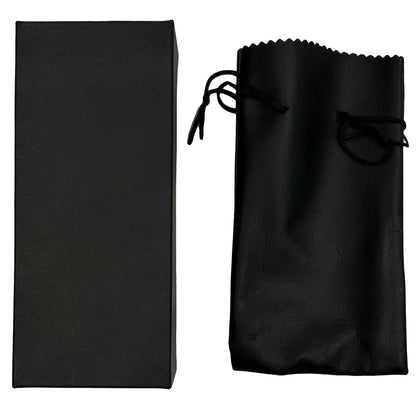 4" Wooden Traditional Pipe w/ Gift Box & Drawstring Pouch - Assorted Styles [HP-W-B-25]