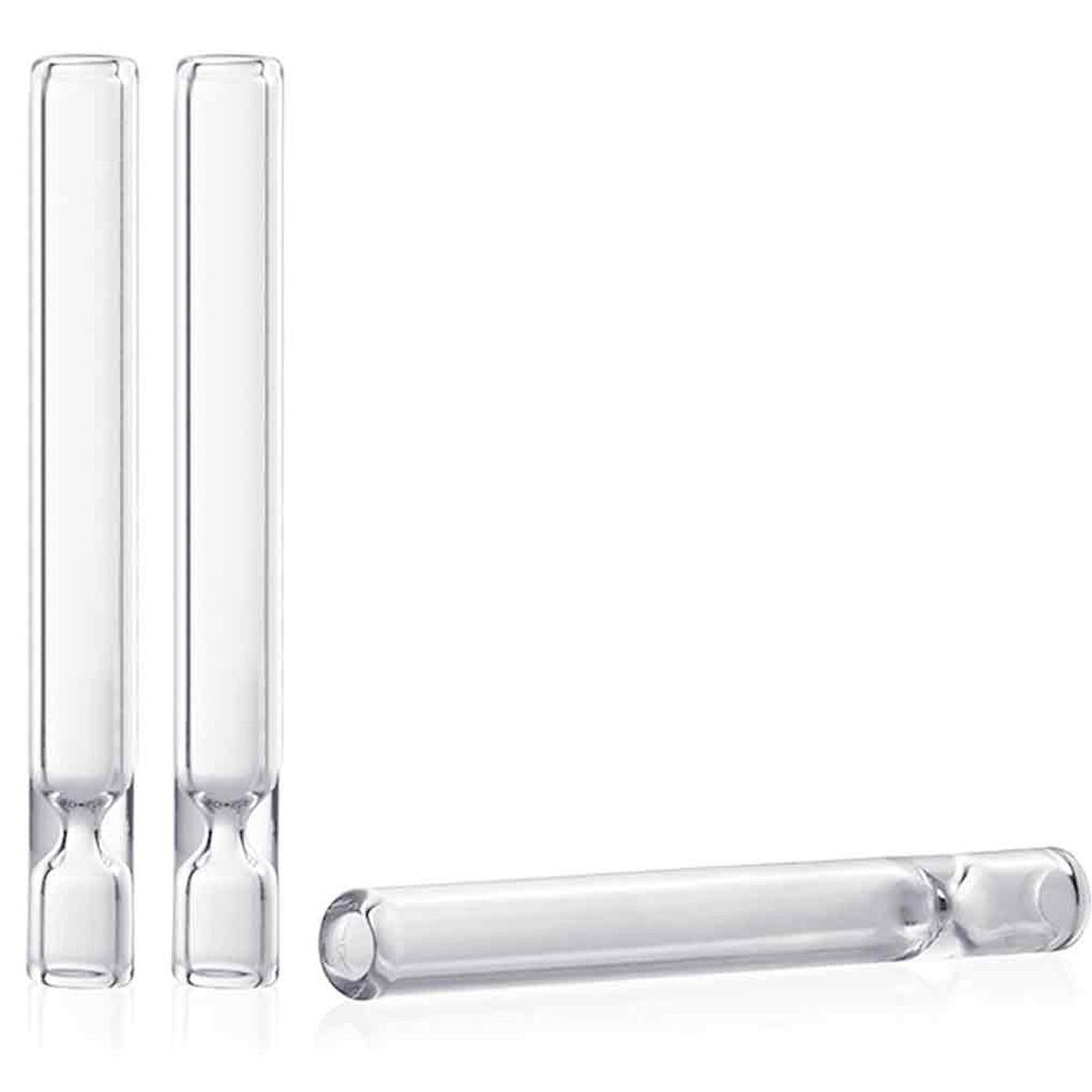 4.25" Large Glass Standard Bat - Clear [PH-G-45]