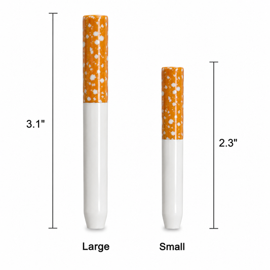 2.3" or 3.1” Quartz Cigarette Bat w/ Standard Tip [PH-G-11-Lg] [PH-G-11-Sm]