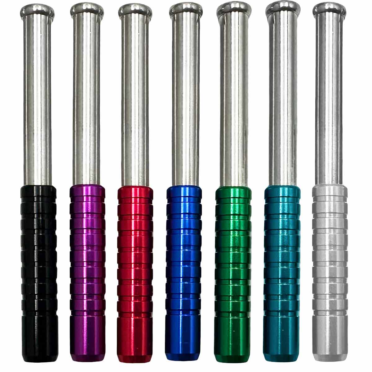 2.25” or 3” Anodized Ejector Bat - Assorted Colors [PH-M-25-Lg] or [PH-M-25-Sm]