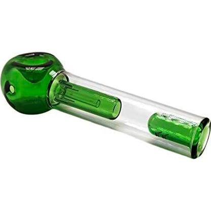 6.5”  XL Glass Spoon No-Spill Bubbler Hand Pipe - Assorted Colors [HP-G-219]