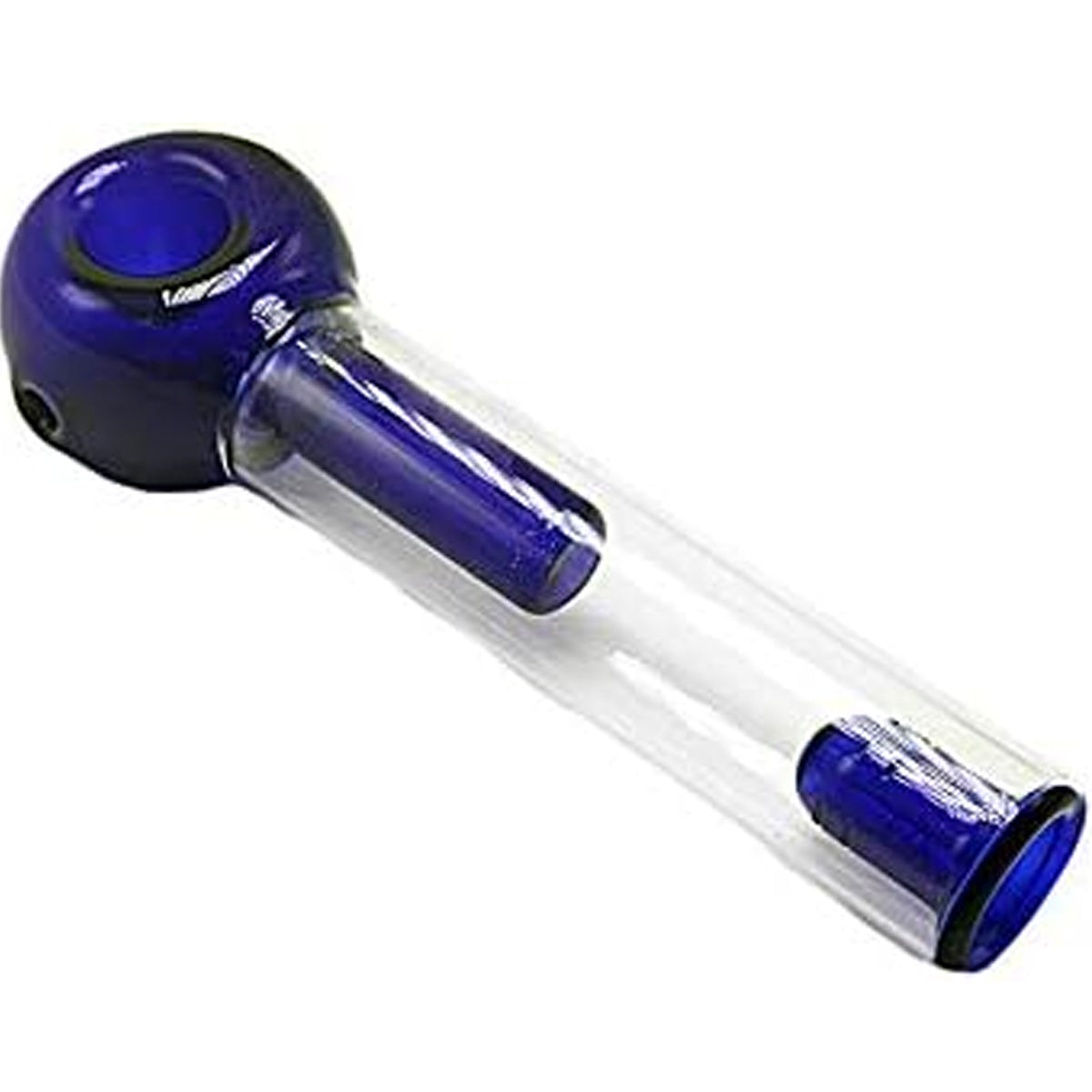 6.5”  XL Glass Spoon No-Spill Bubbler Hand Pipe - Assorted Colors [HP-G-219]