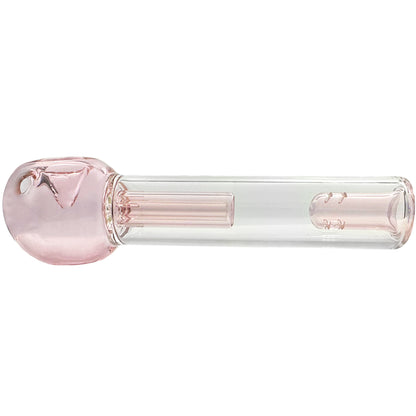 6.5”  XL Glass Spoon No-Spill Bubbler Hand Pipe - Assorted Colors [HP-G-219]