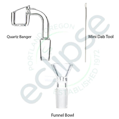 10" Straight Tube w/  Glow-in-the-Dark Alien, Honey Comb Perc & Extras [WP-G-268]