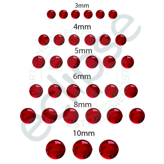 Lab Grown UV Reactive Ruby Terp Pearls (6 Sizes) [QTP-R]