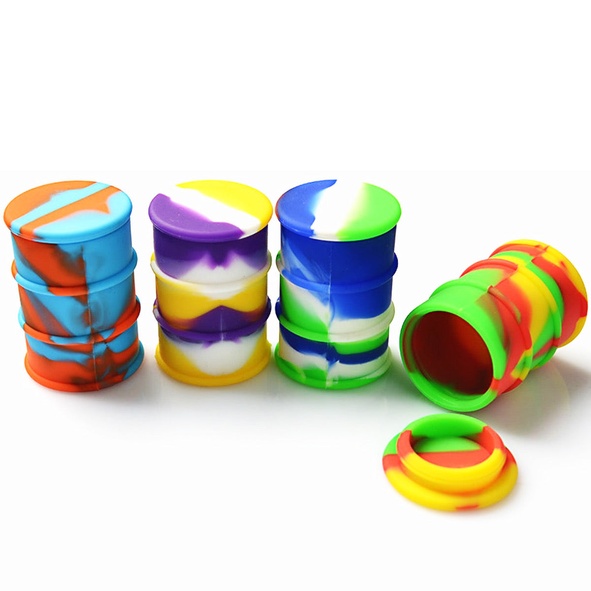 26ml Barrel Silicone Container - Assorted Colors [C-S-5]