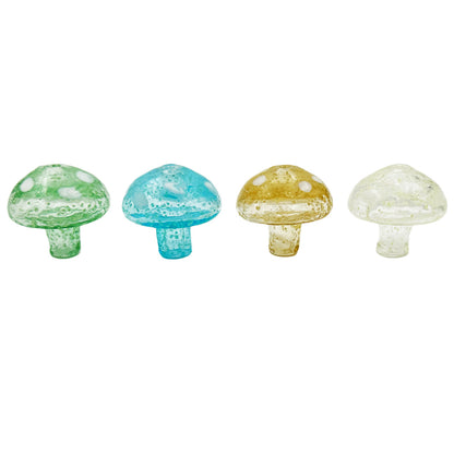 30mm Glow-in-the-Dark Mushroom Carb Cap - Assorted Colors [CC-G-46]