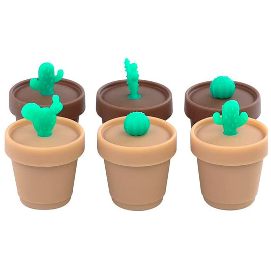 5ml Cactus Silicone Container - Assorted Colors & Styles [C-S-11]