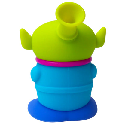 5"  UV Reflective 3-Eyed Alien Water Pipe [WP-S-160]