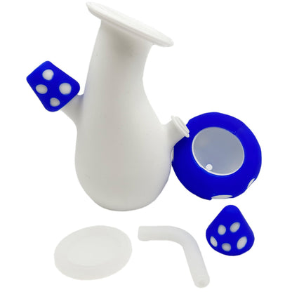 6.6” Mushroom Water Pipe - Assorted Colors [WP-S-162]