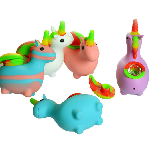 4.75" Unicorn Water Pipe - Assorted Colors [WP-S-164]