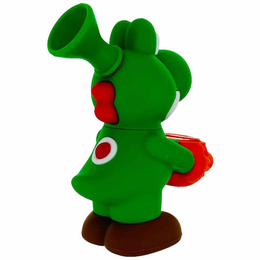 5”  Happy Dinosaur Water Pipe - Green [WP-S-200]