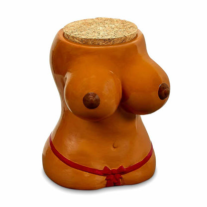 Roast & Toast Large Ceramic Stash Jar w/ Gift Box - 2 Sexy Ladies to Choose From [SJ-C-FC-5]