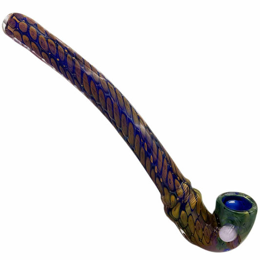 10.25" Thick & Heavyweight Fumed Sherlock Hand Pipe [HP-G-247]