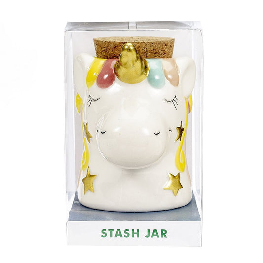 Roast & Toast Ceramic Stash Jar w/ Gift Box - Unicorn [SJ-C-FC-2]