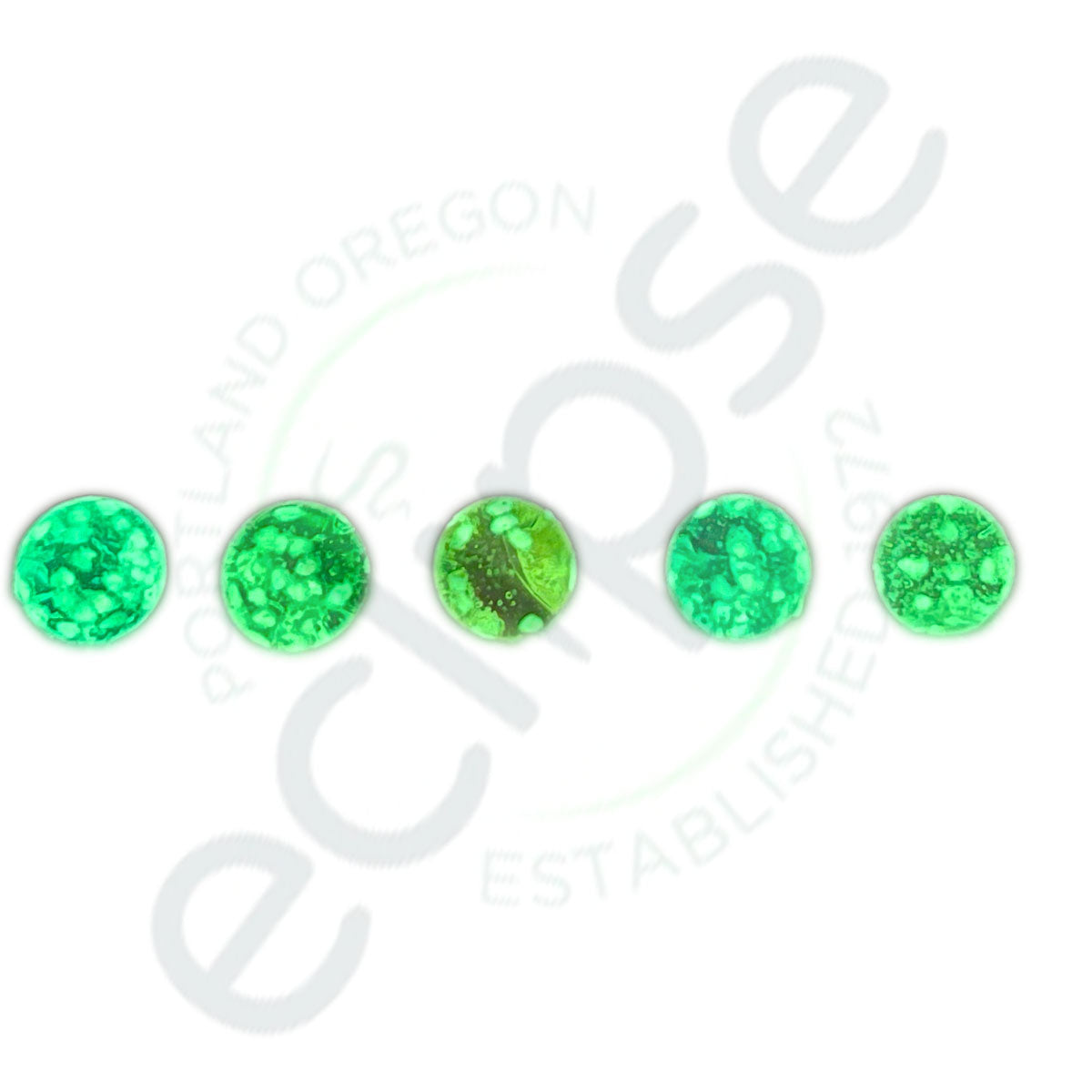 6mm Glow-in-the-Dark Speckled Quartz Terp Pearls [QTP-6SP]