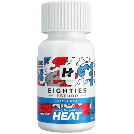 Straight HEAT EIGHTIES PSEUDO - 80mg Tabs - 3 Ct & NEW 10 Ct - 4 Flavors [K-H8P-3C]