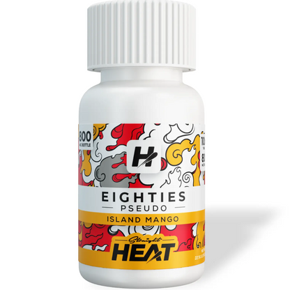 Straight HEAT EIGHTIES PSEUDO - 80mg Tabs - 3 Ct & NEW 10 Ct - 4 Flavors [K-H8P-3C]