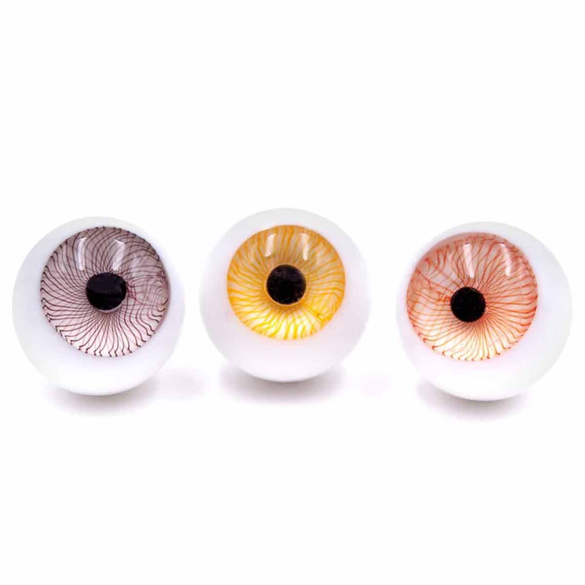 3-Piece Eyeball Terp Slurp Set - Assorted Colors [TSV-S12]