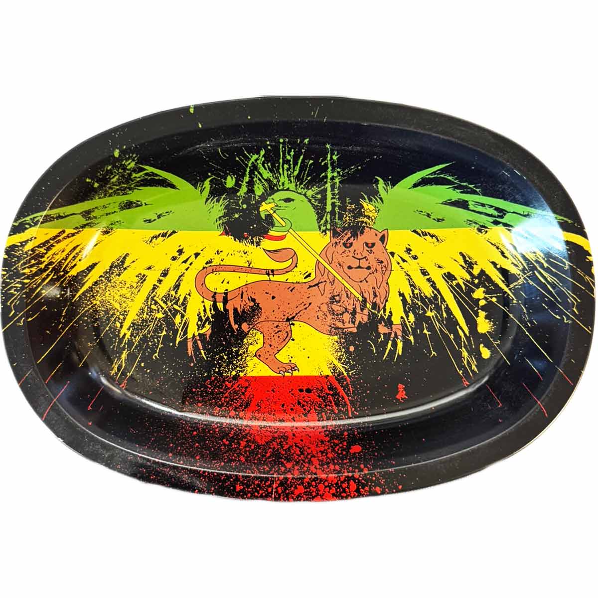 Oval Trays - Assorted Prints [TR-R-1]