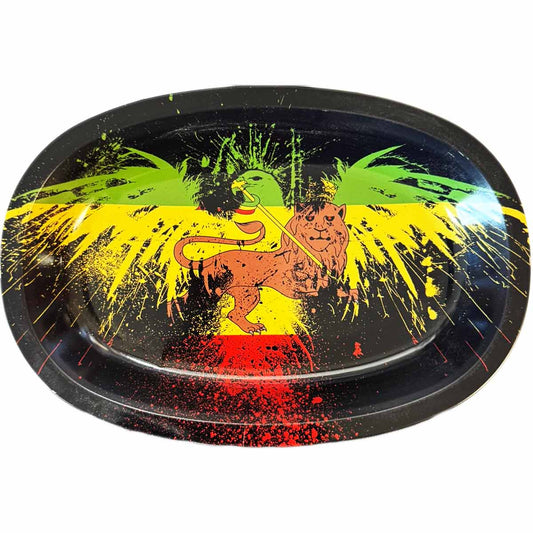 Oval Trays - Assorted Prints [TR-R-1]