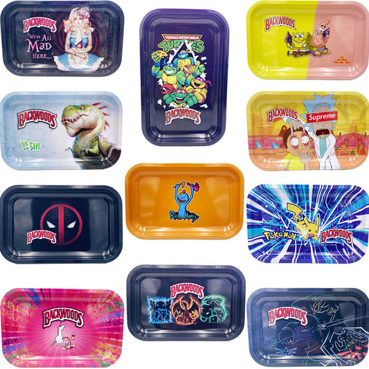 BLACK FRIDAY! Medium 7” x 11” Cartoon Trays - Set of 11 @ 1/2 Price! [TR-BW11M-BF]
