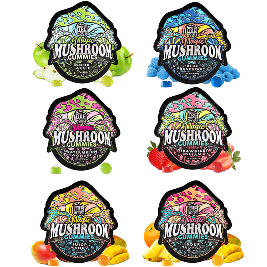 TRE’ House Extra Strength Magic Mushroom Gummies - THC Free - Now Available In All 8 Flavors! [C-TH-G]