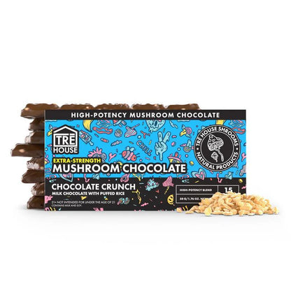 NEW TRE’ House High Potency & Original Magic Mushroom Chocolate Bars - 5 Flavors [C-TH-C]