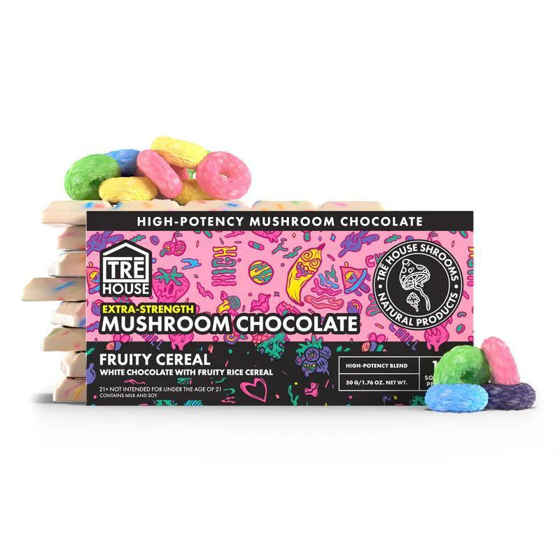 NEW TRE’ House High Potency & Original Magic Mushroom Chocolate Bars - 5 Flavors [C-TH-C]