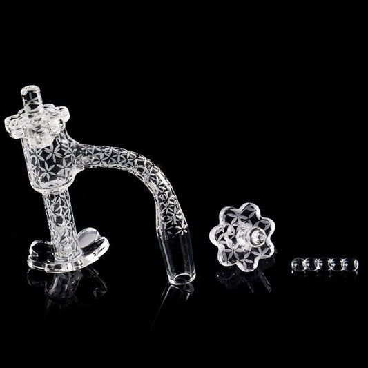 Spinner Set #6 - 20mm Seamless Beveled Channel Slurper w/ Pillar & Cap - 14M 90° [QB-TP6]