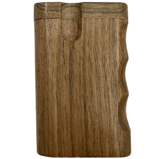 3.25" Dark Wood Dugout w/ Pistol Grip & Swivel Lid [TT-206S-Dark]